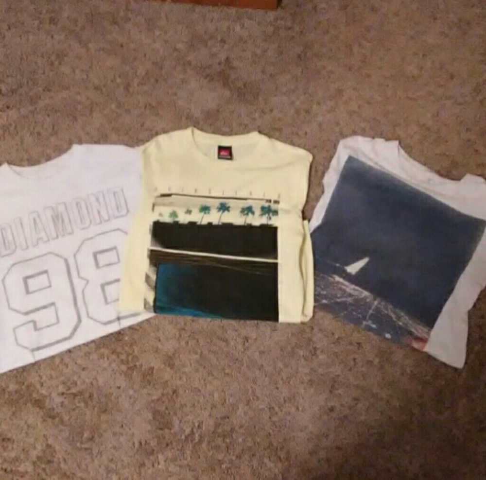 3Shirts-Diamond supply Co./American Eagle/Quiksilv